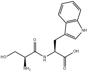 L-Tryptophan, L-seryl- Struktur