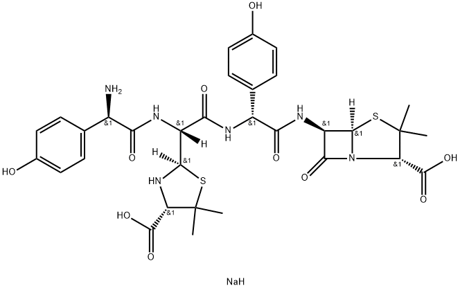 Amoxicillin  Impurity 2  Sodium salt Struktur