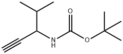 tert-butyl (4-methylpent-1-yn-3-yl)carbamate Struktur