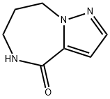 4H-Pyrazolo[1,5-a][1,4]diazepin-4-one, 5,6,7,8-tetrahydro- Struktur