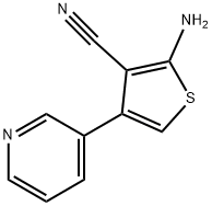 2-氨基-4-(吡啶-3-基)噻吩-3-甲腈, 953892-11-0, 結(jié)構(gòu)式