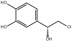 1,2-Benzenediol, 4-[(1R)-2-chloro-1-hydroxyethyl]- Struktur