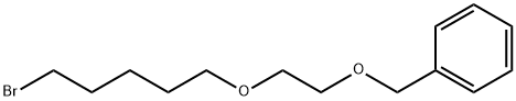 Benzene, [[2-[(5-bromopentyl)oxy]ethoxy]methyl]- Struktur