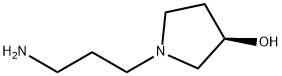 (3R)-1-(3-aminopropyl)pyrrolidin-3-ol Struktur