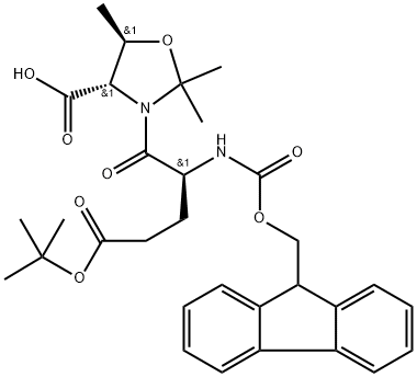 Fmoc-Glu(Otbu)-Thr(Psime,Mepro)-OH Struktur