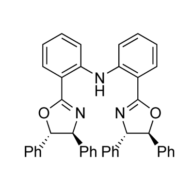 Benzenamine, 2-[(4S,5S)-4,5-dihydro-4,5-diphenyl-2-oxazolyl]-N-[2-[(4S,5S)-4,5-dihydro-4,5-diphenyl-2-oxazolyl]phenyl]- Struktur