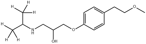 [2H6]-Metoprolol Struktur