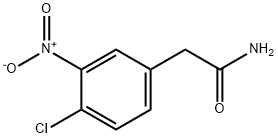 Benzeneacetamide, 4-chloro-3-nitro- Struktur