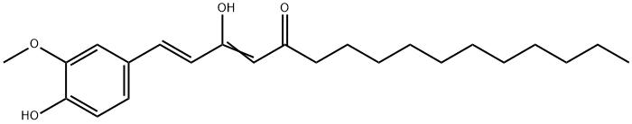 12]-Dehydrogingerdione Struktur