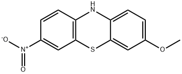 3-Methoxy-7-nitro-10H-phenothiazine Struktur