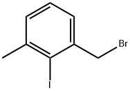 Benzene, 1-(bromomethyl)-2-iodo-3-methyl- Struktur