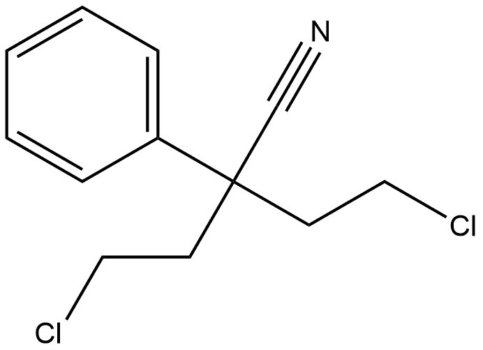 Benzeneacetonitrile, α,α-bis(2-chloroethyl)-