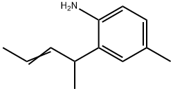 Benzenamine, 4-methyl-2-(1-methyl-2-buten-1-yl)-