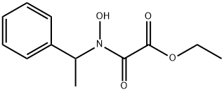 ACETIC ACID, 2-[HYDROXY(1-PHENYLETHYL)AMINO]-2-OXO-, ETHYL ESTER 結構式