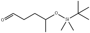 Pentanal, 4-[[(1,1-dimethylethyl)dimethylsilyl]oxy]- Structure