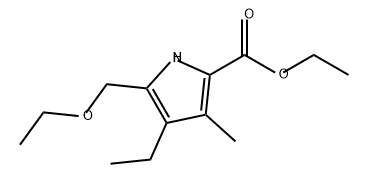 1H-Pyrrole-2-carboxylic acid, 5-(ethoxymethyl)-4-ethyl-3-methyl-, ethyl ester