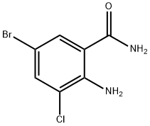 Benzamide, 2-amino-5-bromo-3-chloro- Struktur