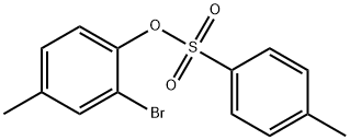 Phenol, 2-bromo-4-methyl-, 1-(4-methylbenzenesulfonate) Struktur