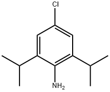 Benzenamine, 4-chloro-2,6-bis(1-methylethyl)- Struktur