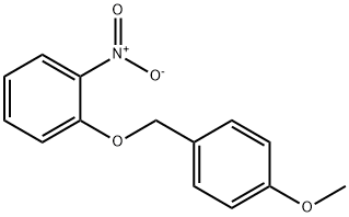 Benzene, 1-[(4-methoxyphenyl)methoxy]-2-nitro- Struktur