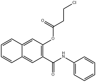 NAPHTHOL AS B-CHLORO PROPIONATE Struktur