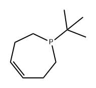 1H-Phosphepin, 1-(1,1-dimethylethyl)-2,3,6,7-tetrahydro- Struktur