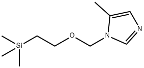 1H-Imidazole, 5-methyl-1-[[2-(trimethylsilyl)ethoxy]methyl]- Struktur