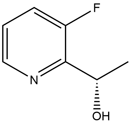 (1s)-1-(3-fluoropyridin-2-yl)ethan-1-ol Struktur