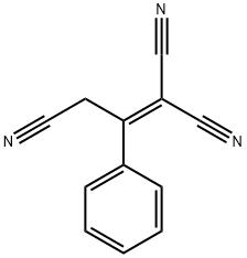 2-Phenylprop-1-ene-1,1,3-tricarbonitrile Struktur