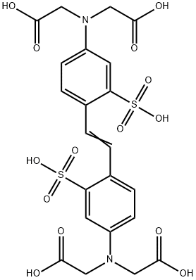 4,4''-Diamino-2,2''-disulfostilbene-N,N,N''N''-tetraacetic acid disodium salt Struktur