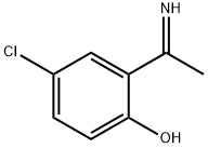 Phenol, 4-chloro-2-(1-iminoethyl)- Struktur