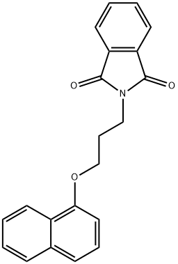 1H-Isoindole-1,3(2H)-dione, 2-[3-(1-naphthalenyloxy)propyl]- Struktur