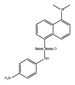 1-Naphthalenesulfonamide, N-(4-aminophenyl)-5-(dimethylamino)- Struktur