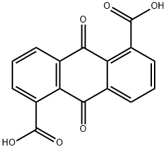 1,5-Anthracenedicarboxylic acid, 9,10-dihydro-9,10-dioxo- Struktur