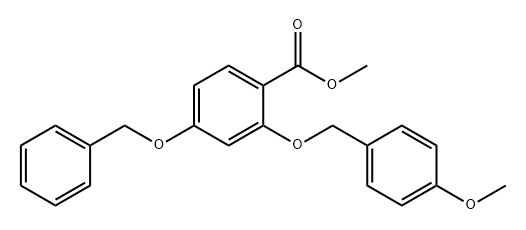 Benzoic acid, 2-[(4-methoxyphenyl)methoxy]-4-(phenylmethoxy)-, methyl ester