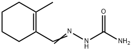 Hydrazinecarboxamide, 2-[(2-methyl-1-cyclohexen-1-yl)methylene]- Struktur