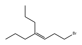 3-Heptene, 1-bromo-4-propyl- Struktur