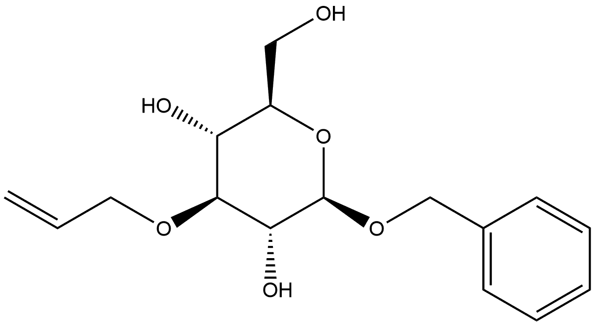 Benzyl 3-O-allyl-β-D-glucopyranoside Struktur