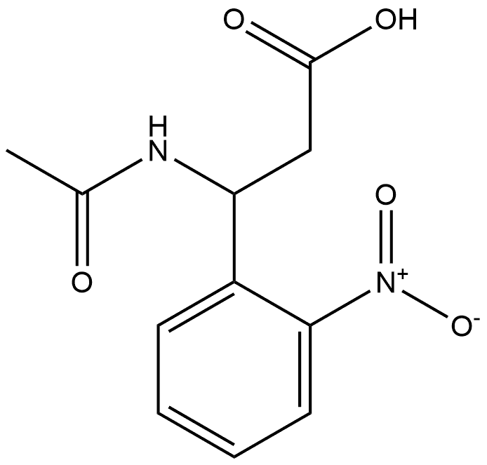 Benzenepropanoic acid, β-(acetylamino)-2-nitro-