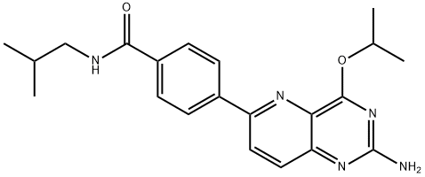 Benzamide, 4-[2-amino-4-(1-methylethoxy)pyrido[3,2-d]pyrimidin-6-yl]-N-(2-methylpropyl)-