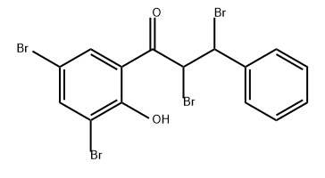 1-Propanone, 2,3-dibromo-1-(3,5-dibromo-2-hydroxyphenyl)-3-phenyl-