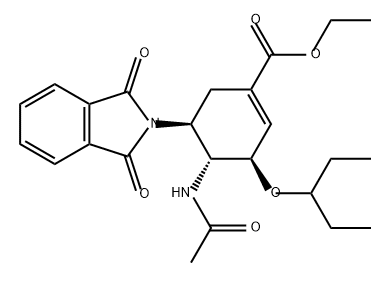 1-Cyclohexene-1-carboxylic acid, 4-(acetylamino)-5-(1,3-dihydro-1,3-dioxo-2H-isoindol-2-yl)-3-(1-ethylpropoxy)-, ethyl ester, (3R,4R,5S)-