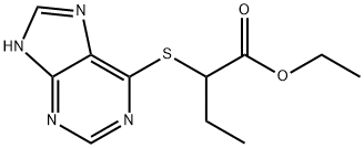 Ethyl 2-(9H-purin-6-ylthio)butanoate Struktur