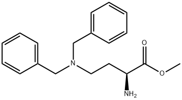 Butanoic acid, 2-amino-4-[bis(phenylmethyl)amino]-, methyl ester, (S)- (9CI)