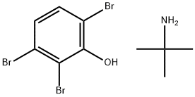 Phenol, 2,3,6-tribromo-, compd. with 2-methyl-2-propanamine (1:1)