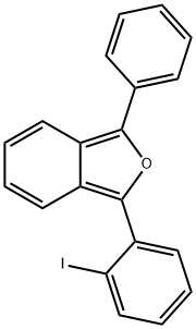 Isobenzofuran, 1-(2-iodophenyl)-3-phenyl- Struktur