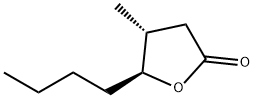 2(3H)-Furanone, 5-butyldihydro-4-methyl-, (4R,5S)-