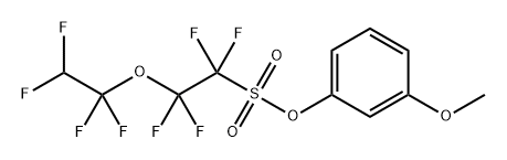 Ethanesulfonic acid, 1,1,2,2-tetrafluoro-2-(1,1,2,2-tetrafluoroethoxy)-, 3-methoxyphenyl ester