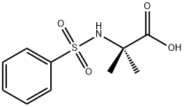 2-Methyl-N-(phenylsulfonyl)alanine Struktur