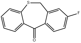 Dibenzo[b,e]thiepin-11(6H)-one, 8-fluoro- Struktur